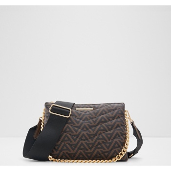 aldo γυναικεία τσάντα crossbody `kosygin` - kosygin καφέ