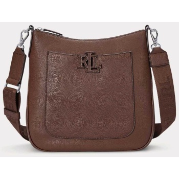 lauren ralph lauren γυναικεία δερμάτινη τσάντα crossbody με