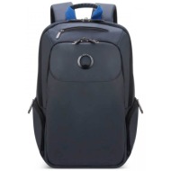 delsey unisex backpack με θήκη για laptop 13,3` και μεταλλικό λογότυπο `parvis plus` - 394460811