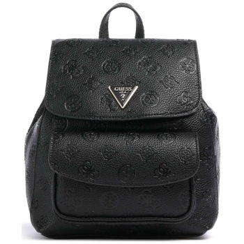 guess γυναικείο backpack με all-over ανάγλυφο σχέδιο και