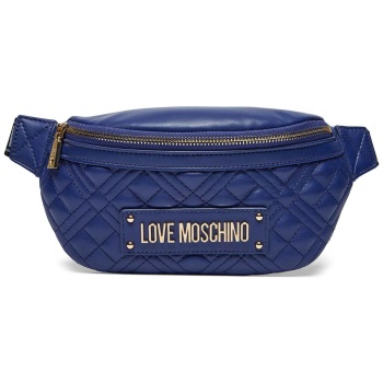 love moschino γυναικείο τσαντάκι μέσης καπιτονέ με