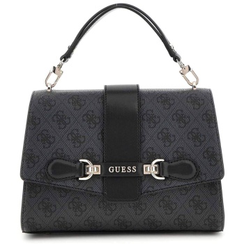 guess γυναικεία τσάντα χειρός με all-over logo print και