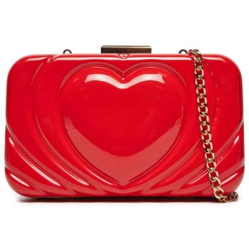 love moschino γυναικείο mini bag - jc4352pp0lkq0 κόκκινο