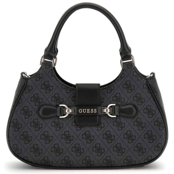 guess γυναικεία τσάντα χειρός με all-over logo print και