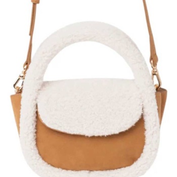 mc2 saint barth γυναικεία τσάντα crossbody με sherpa