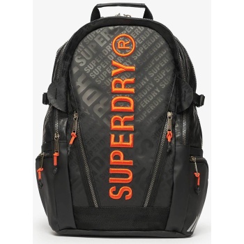 superdry γυναικείο backpack με all-over logo print και