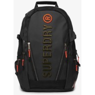 superdry γυναικείο backpack με ανάγλυφο κεντημένο λογότυπο - w9110391a μαύρο