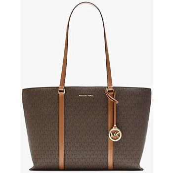 michael kors γυναικεία τσάντα tote με all-over tone-on-tone