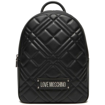 love moschino γυναικείο backpack με καπιτονέ σχέδιο και