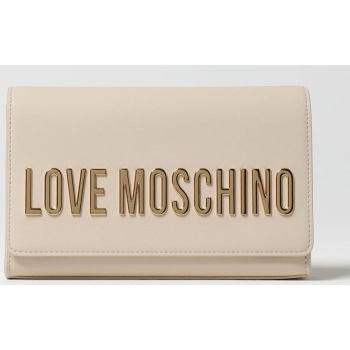 love moschino γυναικεία τσάντα crossbody με ανάγλυφο