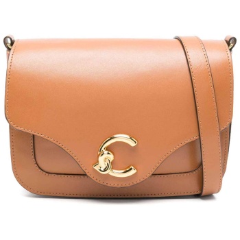 coccinelle γυναικεία δερμάτινη τσάντα crossbody `c-me