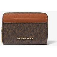 michael kors γυναικείο πορτοφόλι `jet set` - 32t4gj6z5b καφέ