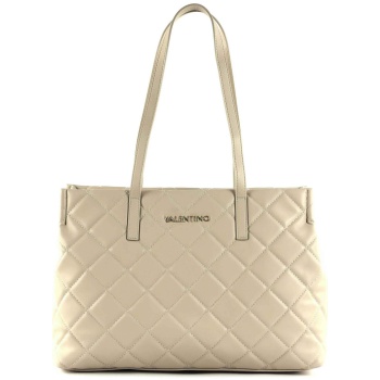 valentino γυναικεία τσάντα shopper καπιτονέ με μεταλλικό
