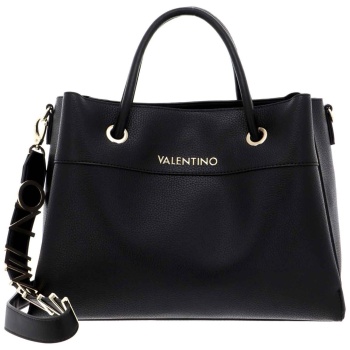 valentino γυναικεία τσάντα shopper με μεταλλικό λογότυπο