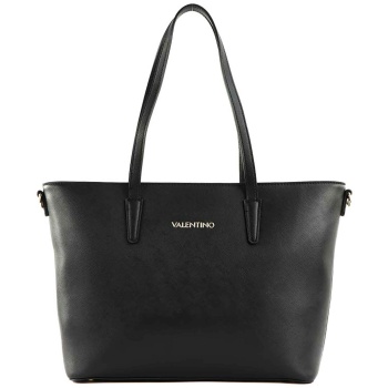 valentino γυναικεία τσάντα shopper με μεταλλικό λογότυπο