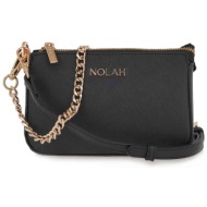 tsakiris mallas γυναικεία τσάντα ώμου/crossbody με μεταλλικό λογότυπο `nolah zozephine` - u606a20690