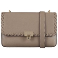 nine west γυναικεία τσάντα crossbody `peyton` - ngb132478 μπεζ