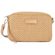 lancaster γυναικεία τσάντα crossbody `osier` - 518-030 μπεζ