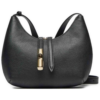 furla γυναικεία δερμάτινη τσάντα ώμου `goccia small` 