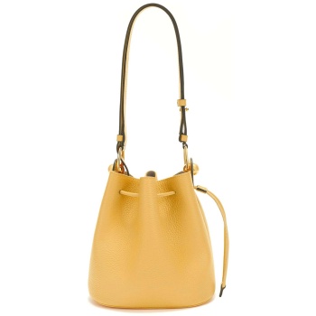 furla γυναικεία δερμάτινη τσάντα bucket `sfera mini` 