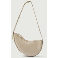 soeur γυναικεία δερμάτινη τσάντα ώμου `wino mini` - sem1608winomini μπεζ