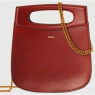 soeur γυναικεία δερμάτινη τσάντα χειρός/crossbody `cheri mini` - sem1239cherimin ταμπά