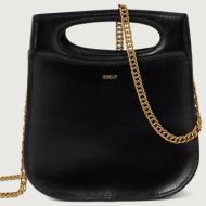 soeur γυναικεία δερμάτινη τσάντα χειρός/crossbody `cheri mini` - sem1239cherimin μαύρο