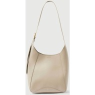 soeur γυναικεία δερμάτινη τσάντα ώμου/crossbody `uma` - sem1606uma μπεζ