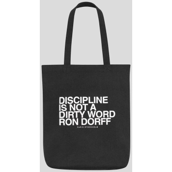 ron dorff ανδρική τσάντα tote `discipline` - 00bg66 μαύρο