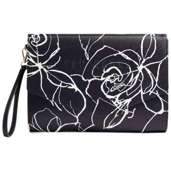 ted baker γυναικείο τσαντάκι clutch `almikon` - 278414 μπλε