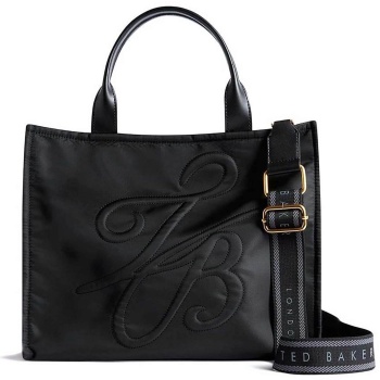 ted baker γυναικεία τσάντα ώμου με ανάγλυφο λογότυπο σε προσφορά