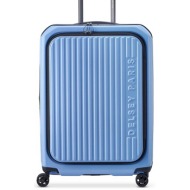 delsey unisex βαλίτσα καμπίνας 66 x 46 x 28.5 cm `securitime zip lavender blue` - 217381432