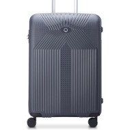 delsey unisex βαλίτσα medium hard μονόχρωμη με γεωμετρικό σχέδιο `ordener` 66 x 43,5 x 25,5 cm - 384