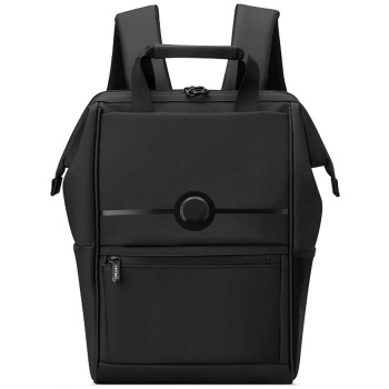 delsey unisex backpack 38,5 x 35 x 17,5 cm `turenne black`