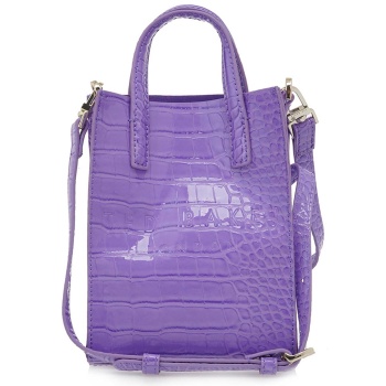 ted baker γυναικεία τσάντα χειρός με ανάγλυφο λογότυπο