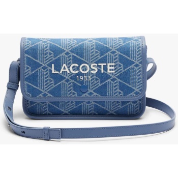 lacoste γυναικείο mini bag/crossbody με λογότυπο `heritage`