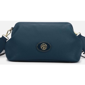 ynot? γυναικεία τσάντα clutch/ώμου με μεταλλικό λογότυπο