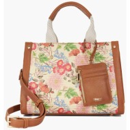 dune london γυναικεία τσάντα χειρός με floral print `dinkydialect` - 0022500110019901 ταμπά