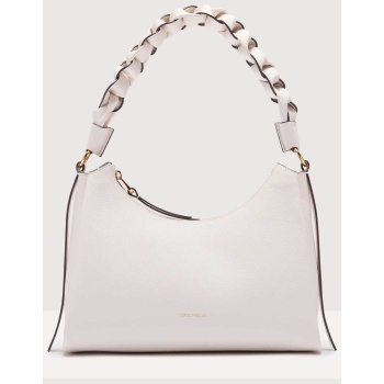 coccinelle γυναικεία δερμάτινη τσάντα ώμου `boheme small` 