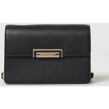 twinset γυναικείο mini bag με μεταλλικό λογότυπο 