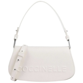 coccinelle γυναικεία τσάντα ώμου `myrtha maxi logo` 