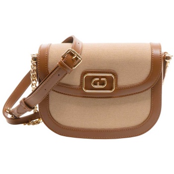 gaudi γυναικεία τσάντα crossbody `dakota` - v5ae-12083 ταμπά