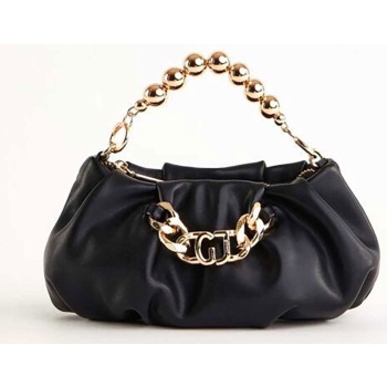 gaudi γυναικείο τσαντάκι clutch `deyra` - v5ae-12221 μαύρο