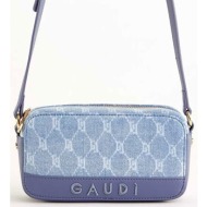 gaudi γυναικεία denim τσάντα crossbody `ada jeans` - v5ae-12051 denim blue