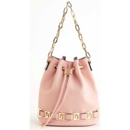 gaudi γυναικεία τσάντα bucket `doris` - v5ae-12193 ροζ