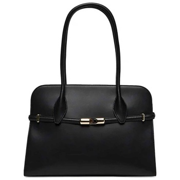 furla γυναικεία δερμάτινη τσάντα ώμου `goccia` 
