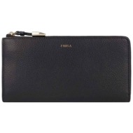furla γυναικείο δερμάτινο πορτοφόλι μονόχρωμο - wp00471-bx3036 μαύρο