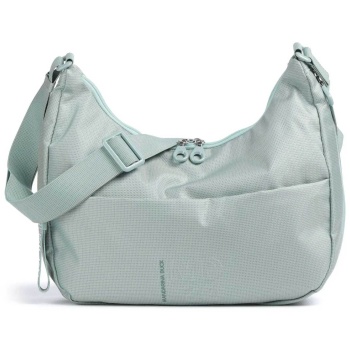 mandarina duck γυναικεία τσάντα ώμου με ανάγλυφο λογότυπο 
