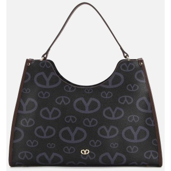 ynot? γυναικεία τσάντα tote με all-over monogram `matilda`