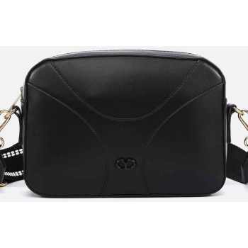 ynot? γυναικεία τσάντα crossbody με ανάγλυφο λογότυπο